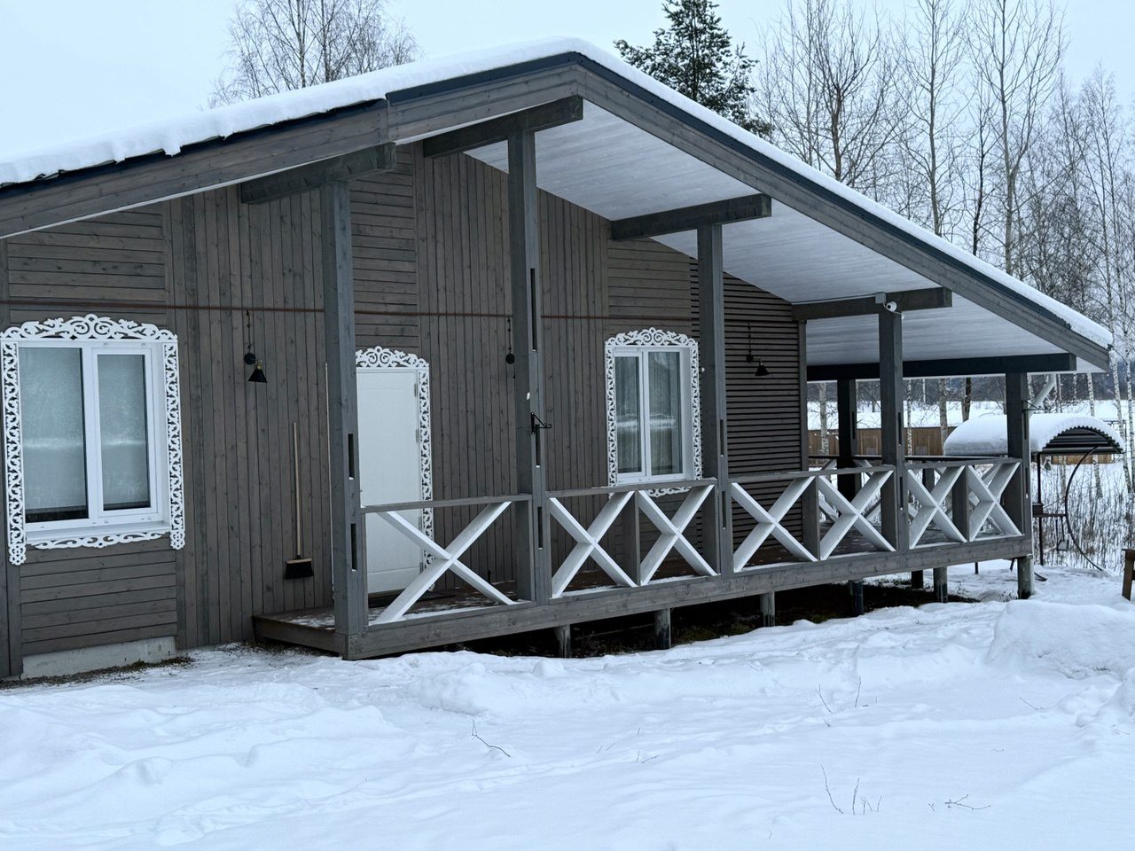 Дом (Дом фермера), База отдыха Любытино Хутор