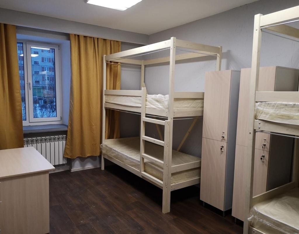 Номер (Спальное место на двухъярусной кровати в общем номере для женщин) отеля Ёлки, Кировск (Мурманская область)
