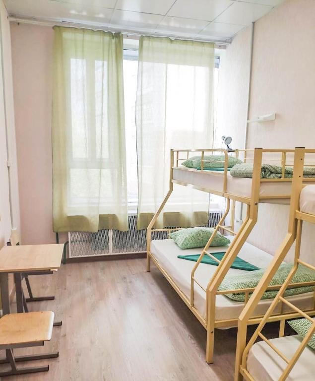 Номер (Односпальная кровать в общем номере с 4 кроватями) хостела Найс Рыбинск