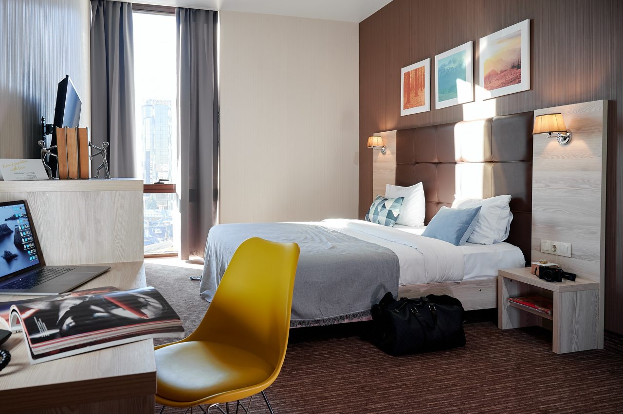 Двухместный (Стандарт с дополнительным спальным местом), Гостиница Golden Tulip Krasnodar