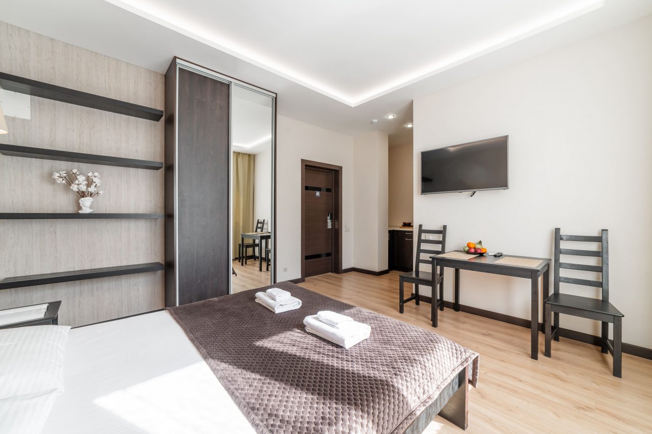 Двухместный (Комфорт с видом на горы), Гостевой комплекс с баней ВВЕРХ