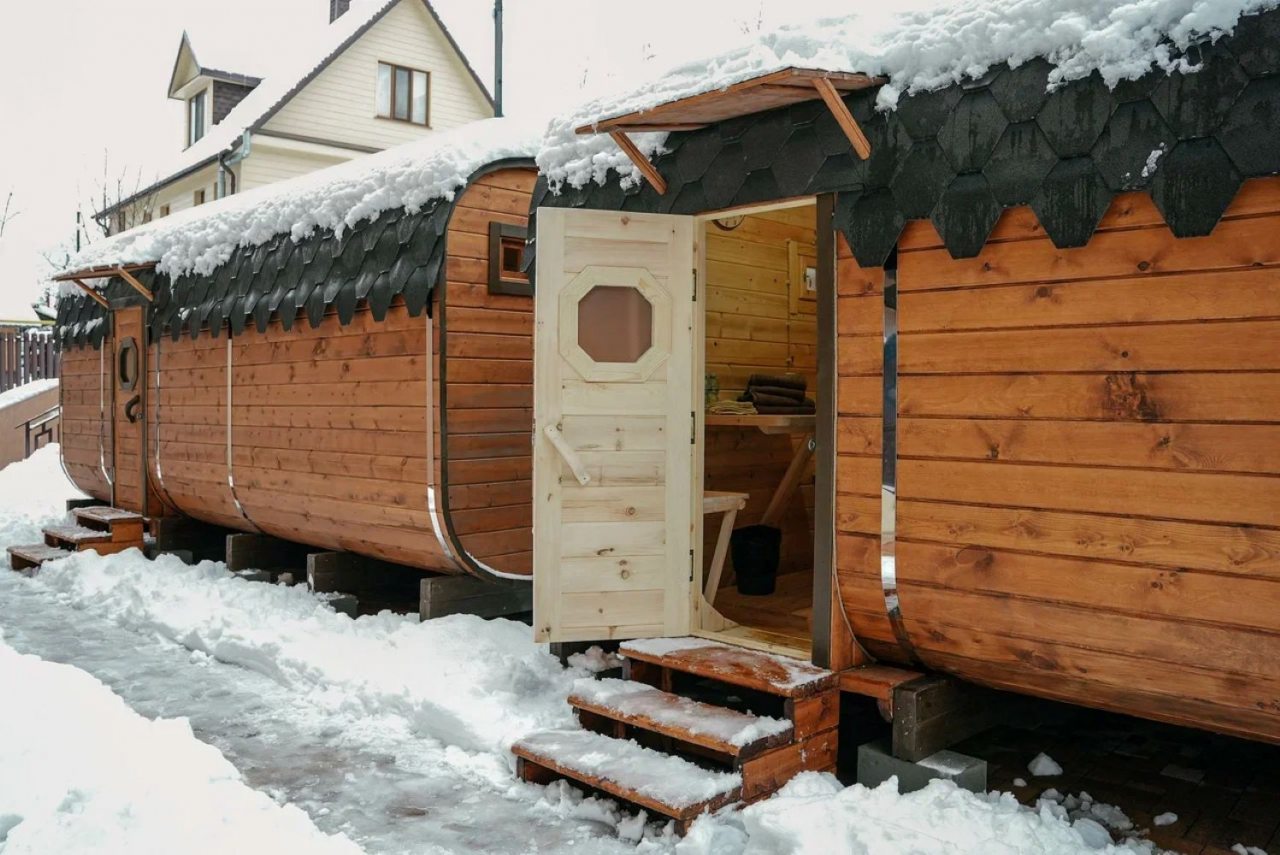 Сауна / СПА, Гостевой комплекс С баней ВВЕРХ