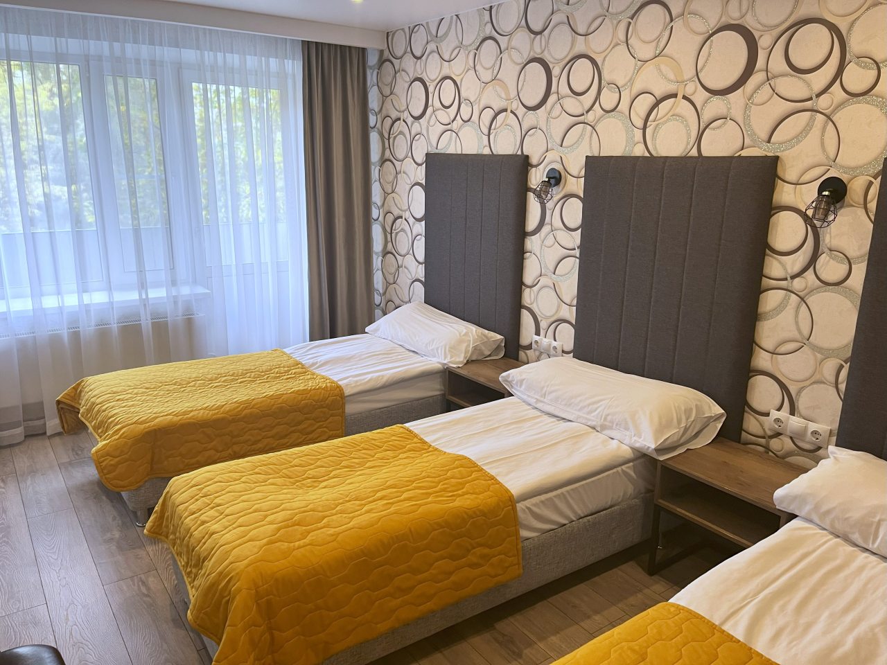 Трёхместный и более (Стандарт с тремя односпальными кроватями) гостиницы Рослеспром, Москва