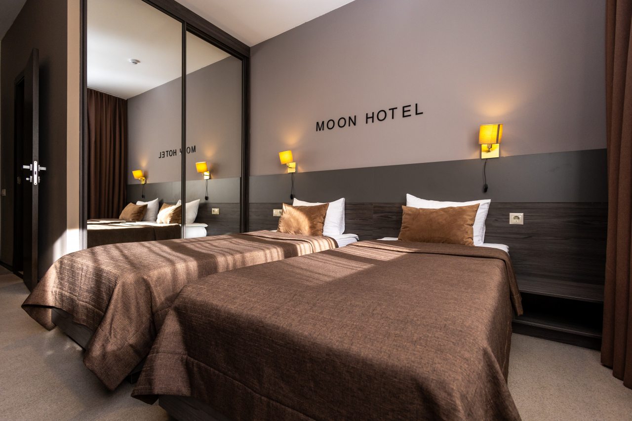 Двухместный (С 2 отдельными кроватями), Moon Hotel