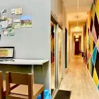 Дизайн продуман в номерах и общей зоне