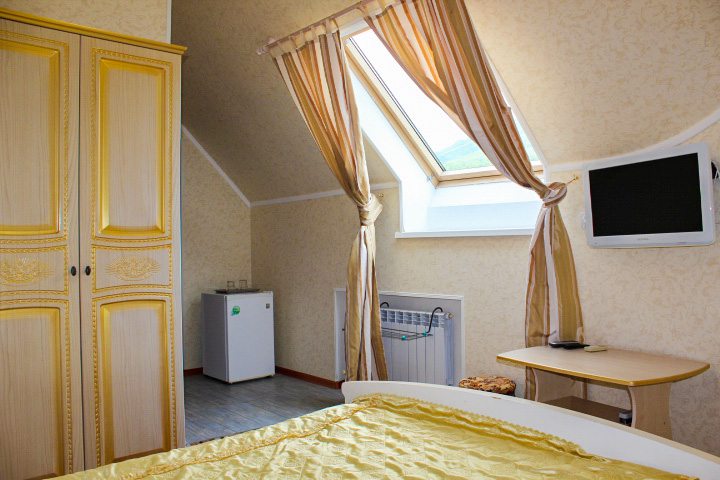 Двухместный (Двухместный стандарт без балкона) отеля Ривер, Лазаревское