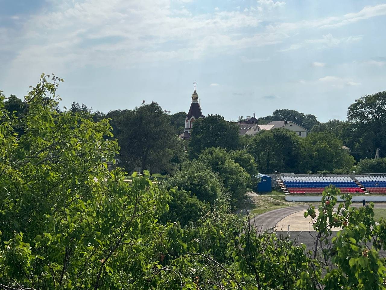 Вид на стадион, Гостевой дом Анастасия