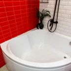 Двухместный (Улучшенный номер с ванной), Отель Номера на Полтавской
