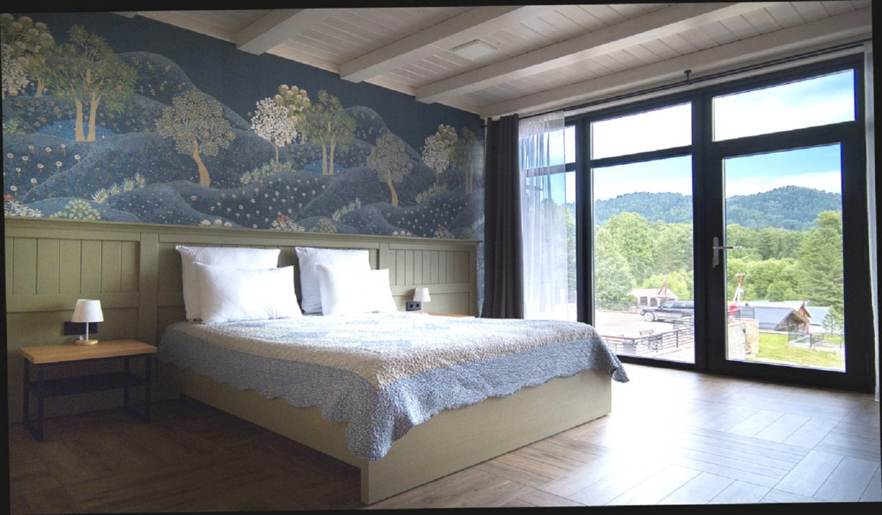 Люкс (Люкс № 4 Панорамный), Гостевой дом Шале Телецкое