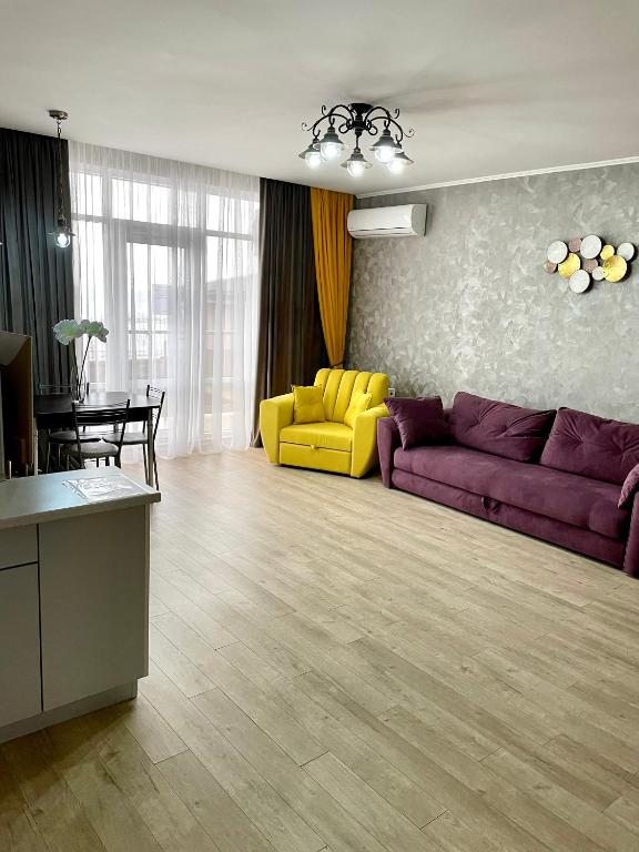 Апартаменты (Апартаменты с видом на море) отеля Crystal Park Hotel & Spa, Таганрог
