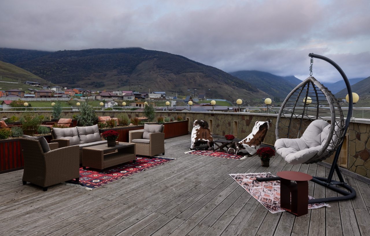 Люкс (Люкс с террасой), Отель Роза Ветров Фиагдон