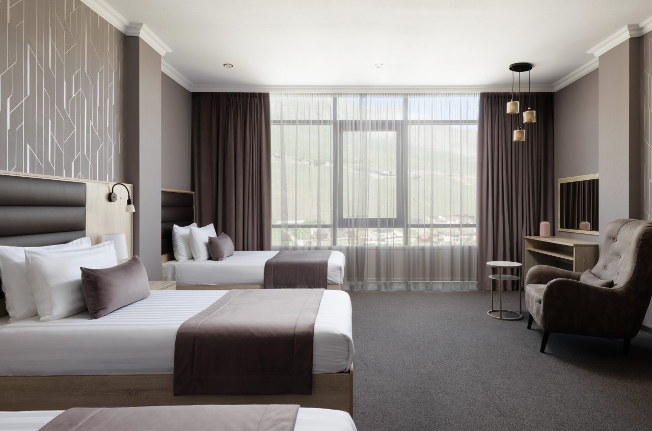 Трехместный (Делюкс трехместный), Отель Роза Ветров Фиагдон