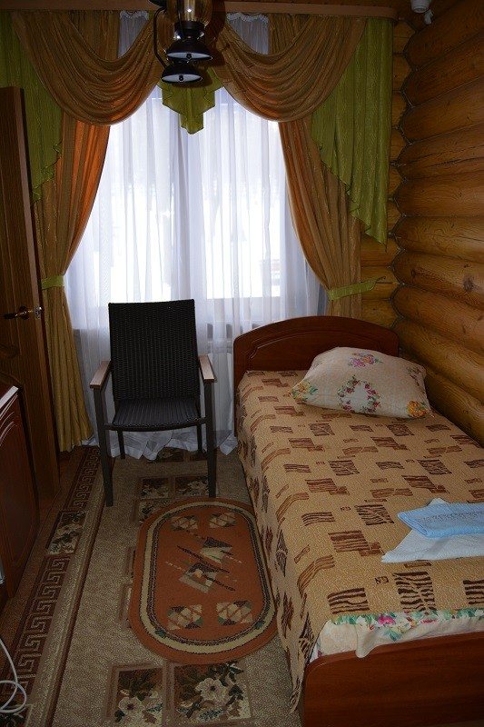 Одноместный (номер Двухэтажном срубе №1) базы отдыха Голубой огонёк, Задонск