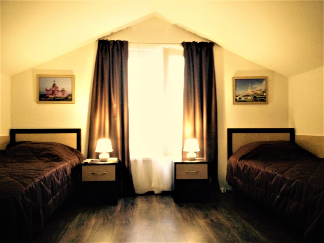 Двухместный (Двухместный бюджет с раздельными кроватями) гостевого дома Утомленные Солнцем, Сочи