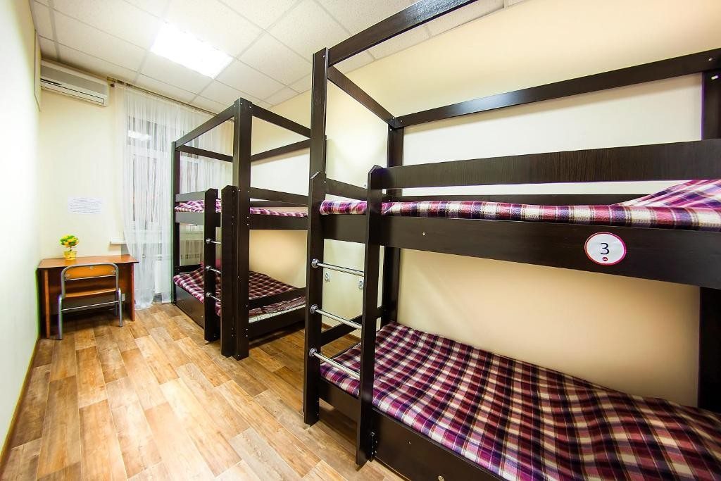 Номер (Спальное место на двухъярусной кровати в общем номере для мужчин и женщин) хостела Like Hostel, Хабаровск