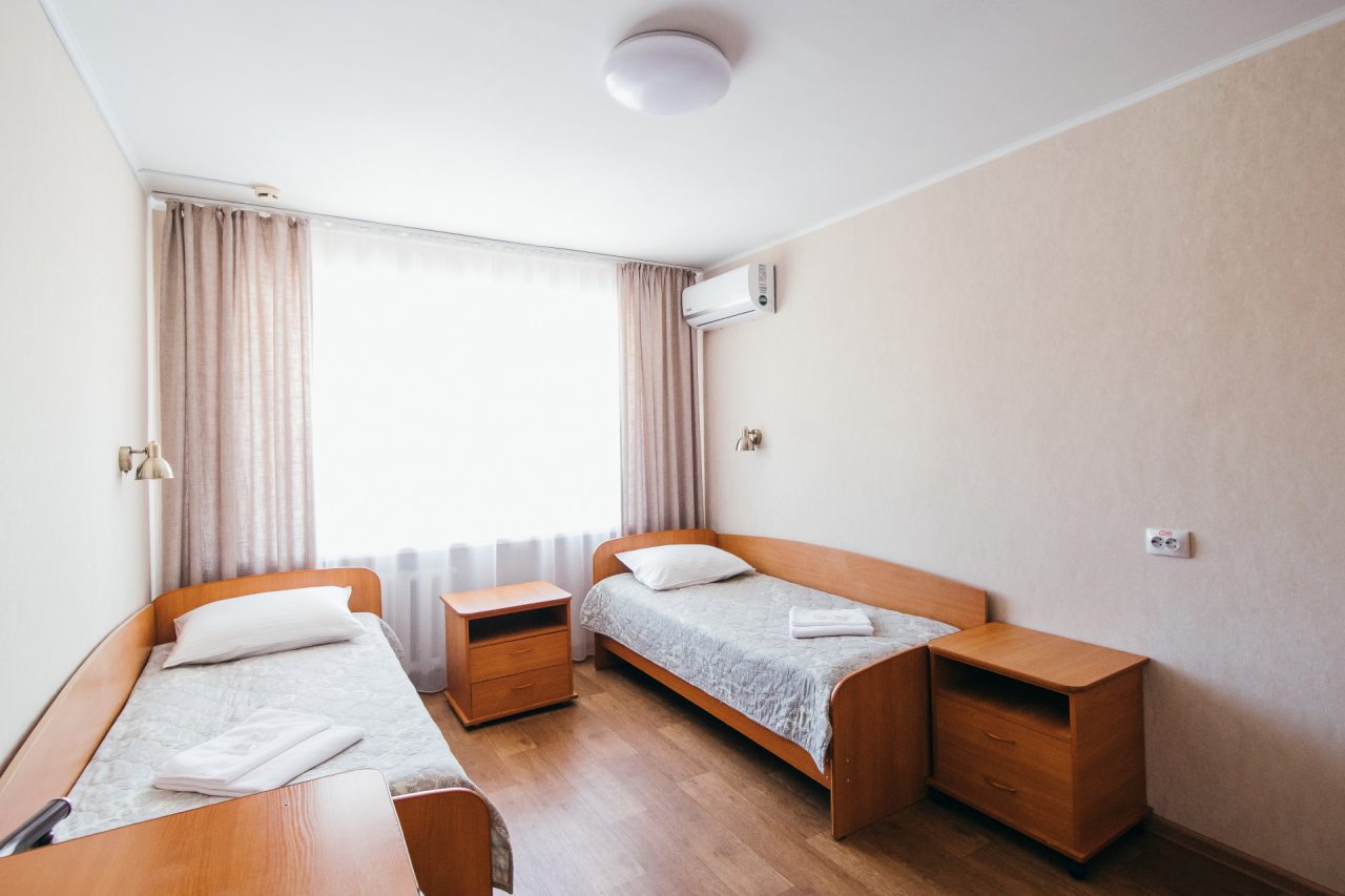Двухместный (Койко-место в общем номере с 2 кроватями) гостиницы Дом Рыбака, Хабаровск
