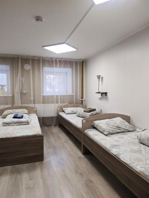 Номер (Односпальная кровать в общем номере для женщин) хостела Шишки, Томск