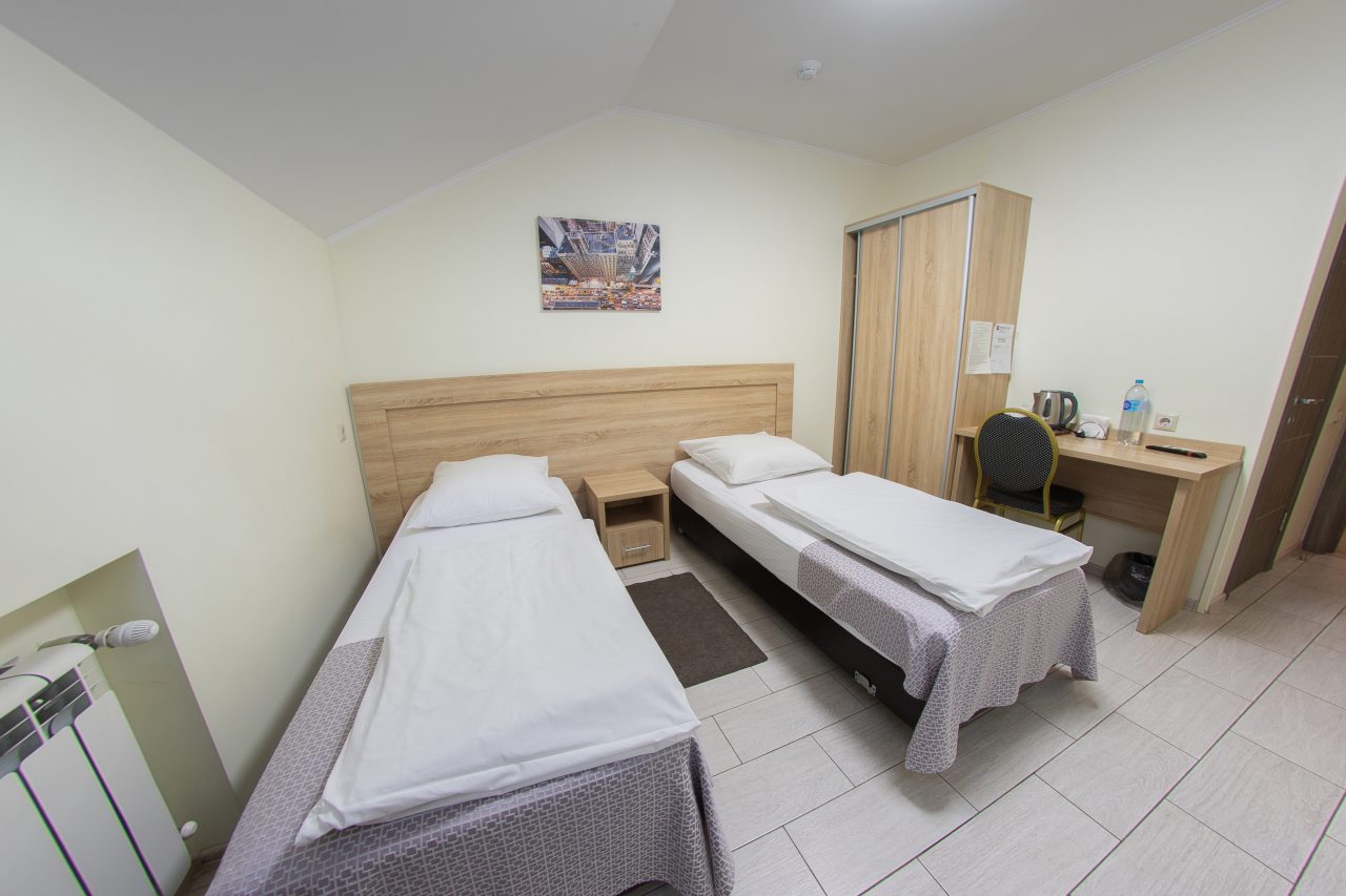 Двухместный (Стандартный с раздельными кроватями), Отель Квартал