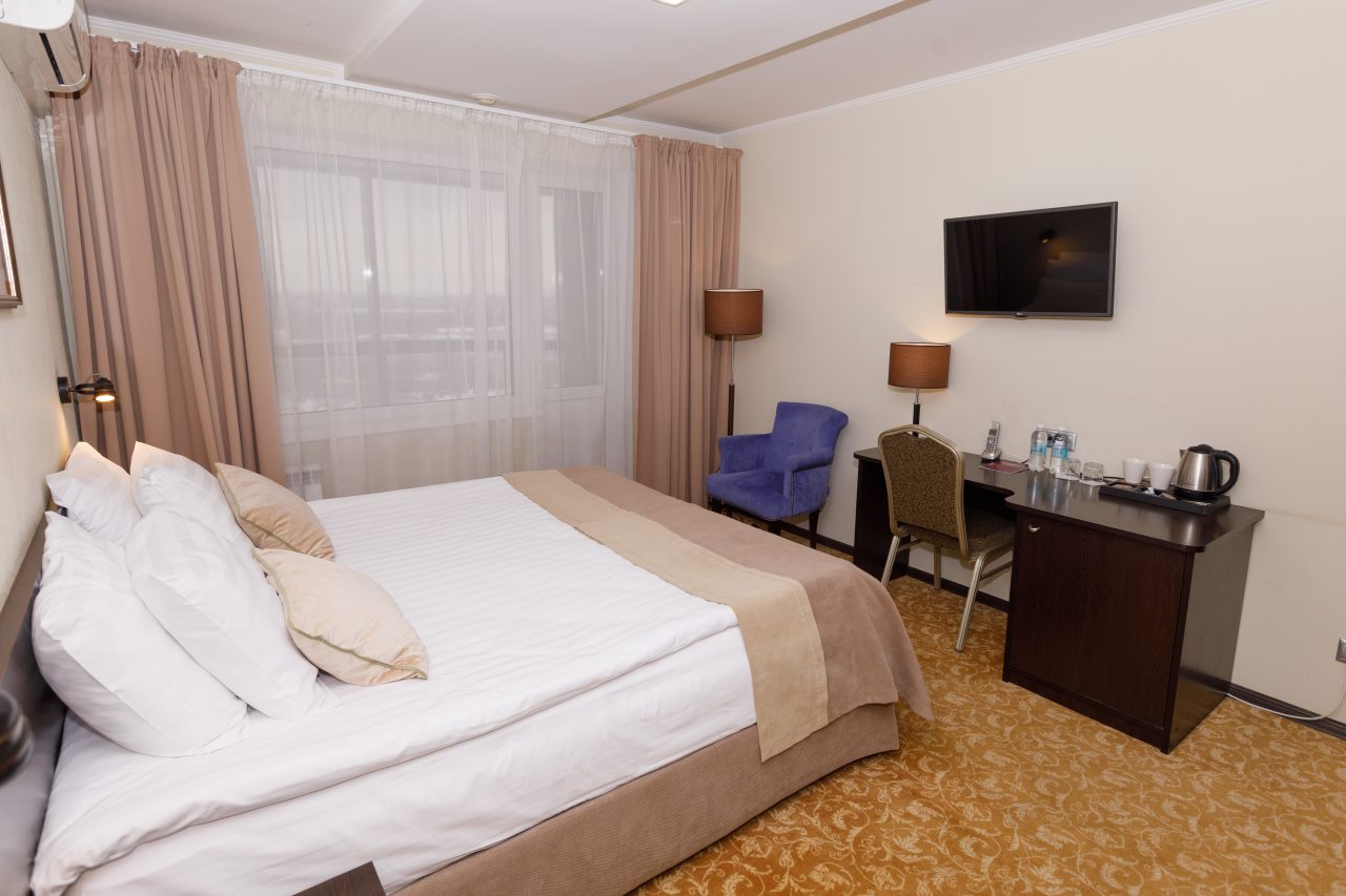 Двухместный (Улучшенный номер с 1 кроватью), Отель Панорама