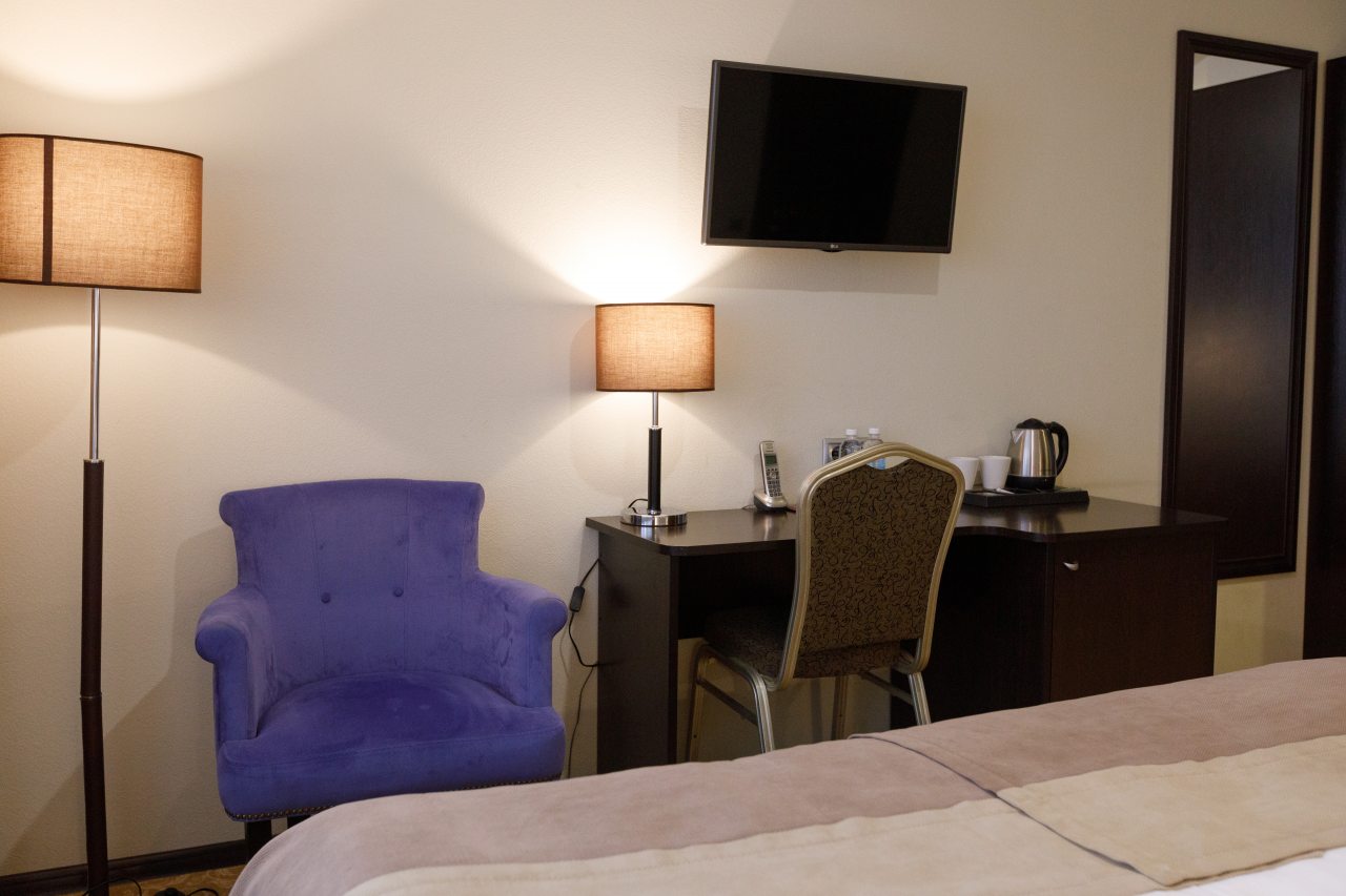 Двухместный (Улучшенный номер с 1 кроватью), Отель Панорама