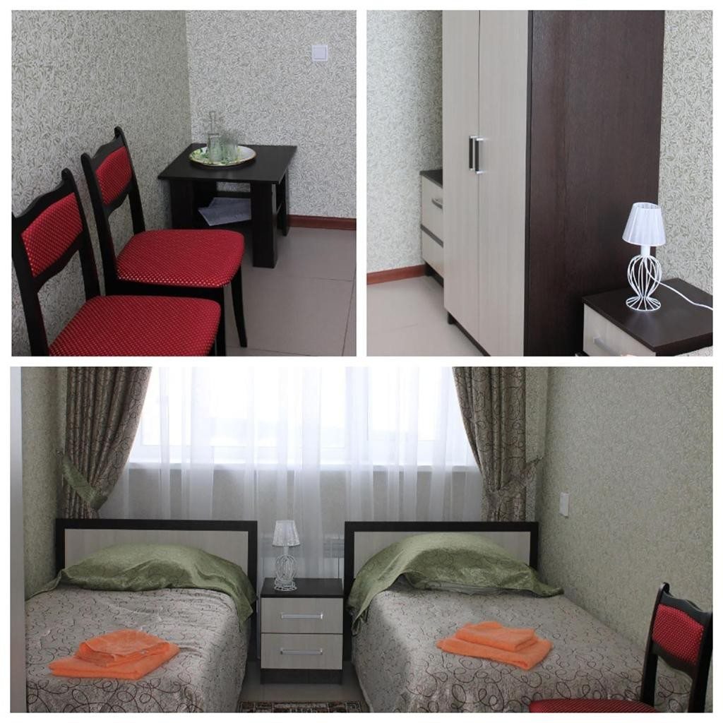 Двухместный (Бюджетный двухместный номер с 2 отдельными кроватями) гостиницы Родник удачи, Оренбург