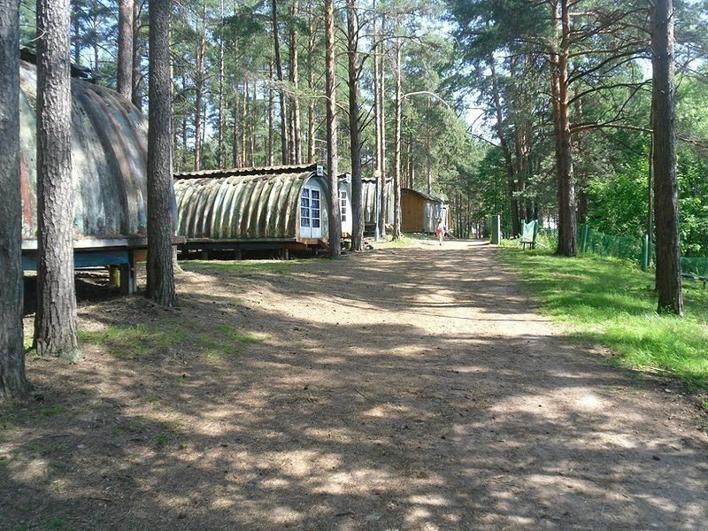 Трехместный (Койко-место в 3-местном домике-бочке) базы отдыха Волга, Видогощи