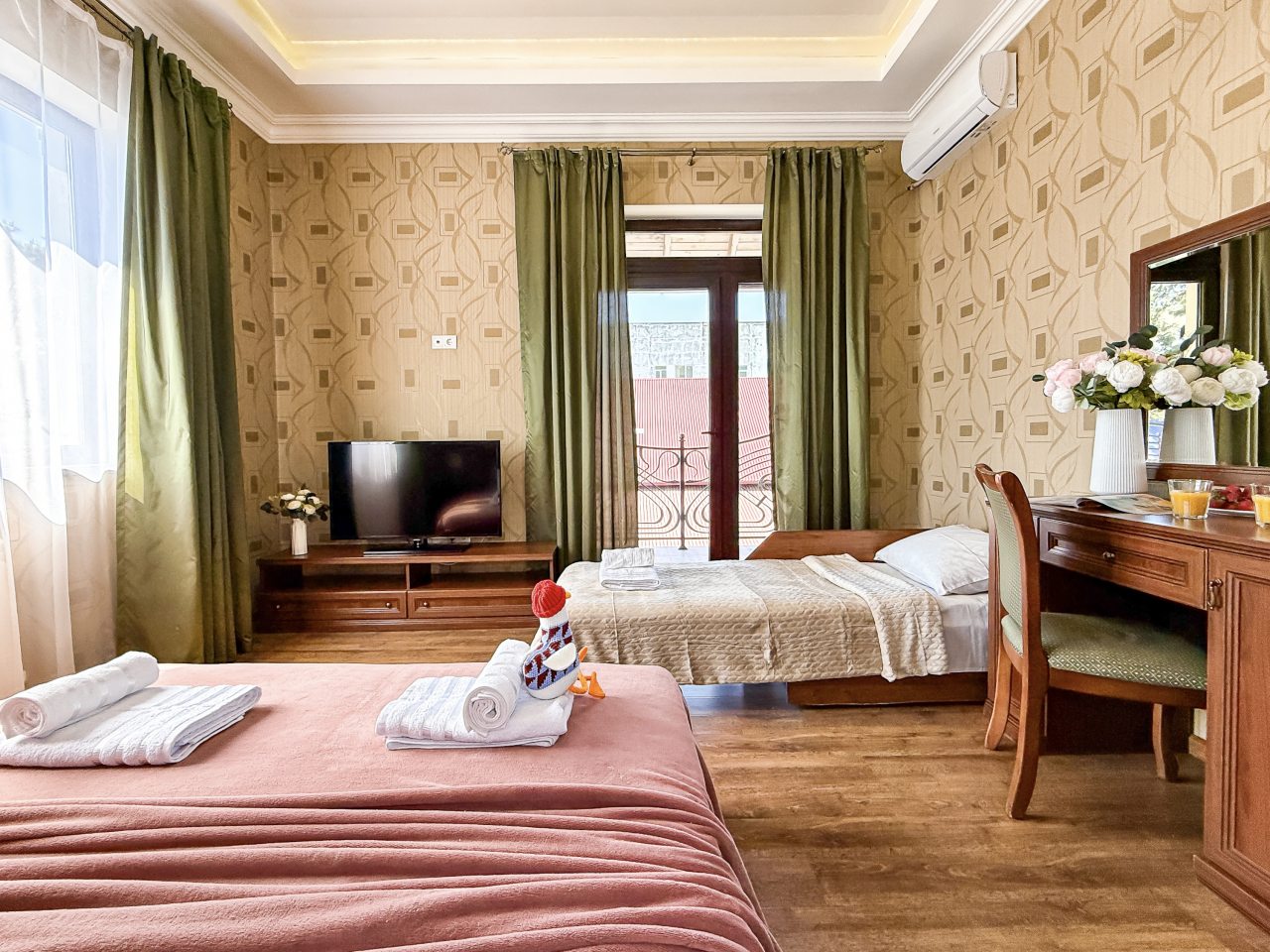 Трехместный (Делюкс с балконом), Гостевой дом На Кирова