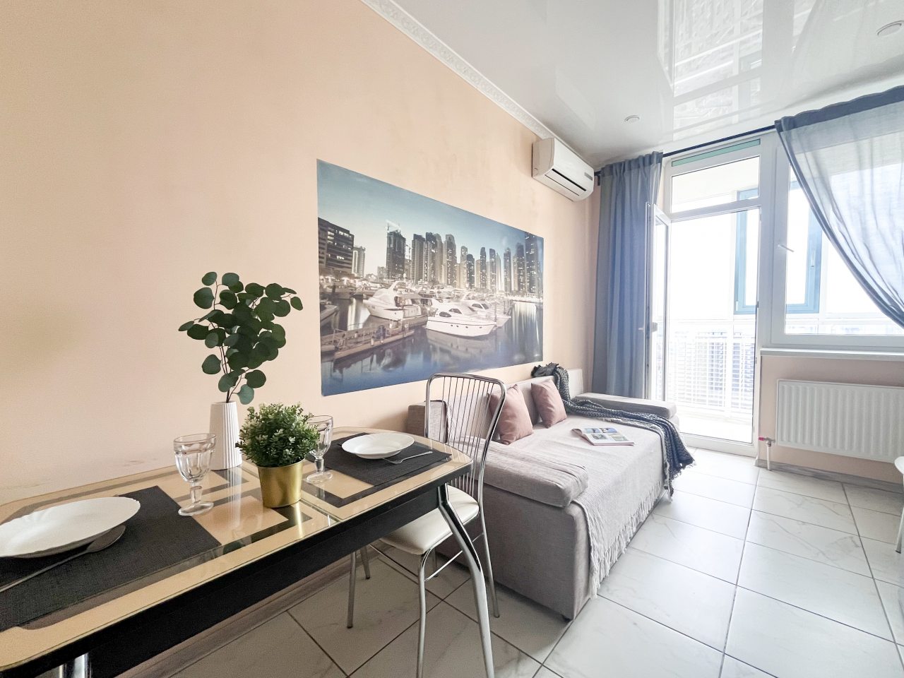 Шестиместный (Евродвушка 211), Апартаменты На Гвардейском переулке 13