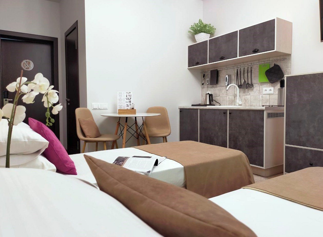 Четырехместный (APART DOUBLE (2 спальни КОННЕКТ) до 5 гостей), Park & House Hotel Ессентуки