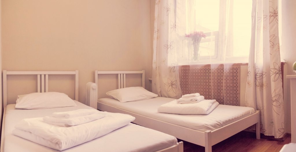 Двухместный (Стандартный номер с 2 отдельными кроватями) гостиницы Арка на Красносельской, Москва