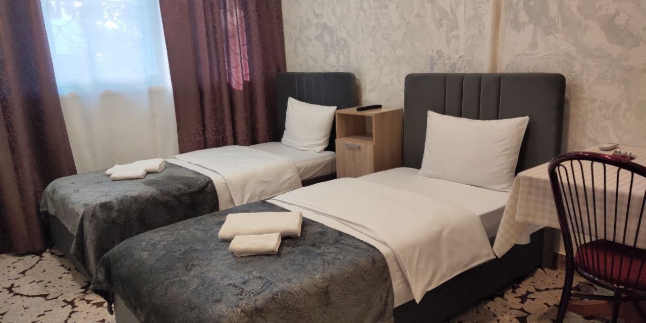 Двухместный (Номер с 2 отдельными кроватями и ванной комнатой), Отель Моё Море