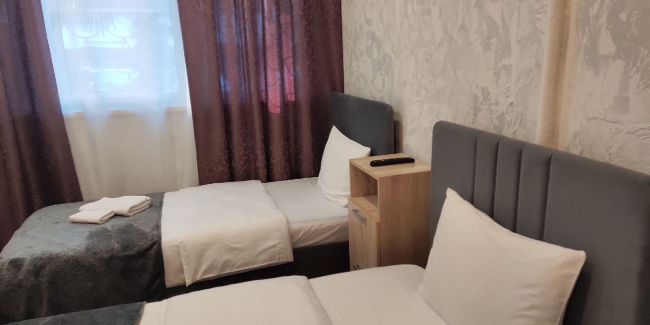 Двухместный (Номер с 2 отдельными кроватями и ванной комнатой), Отель Моё Море