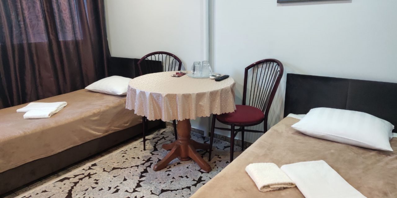 Двухместный (Номер с 2 отдельными кроватями и ванной комнатой), Отель Моё Море