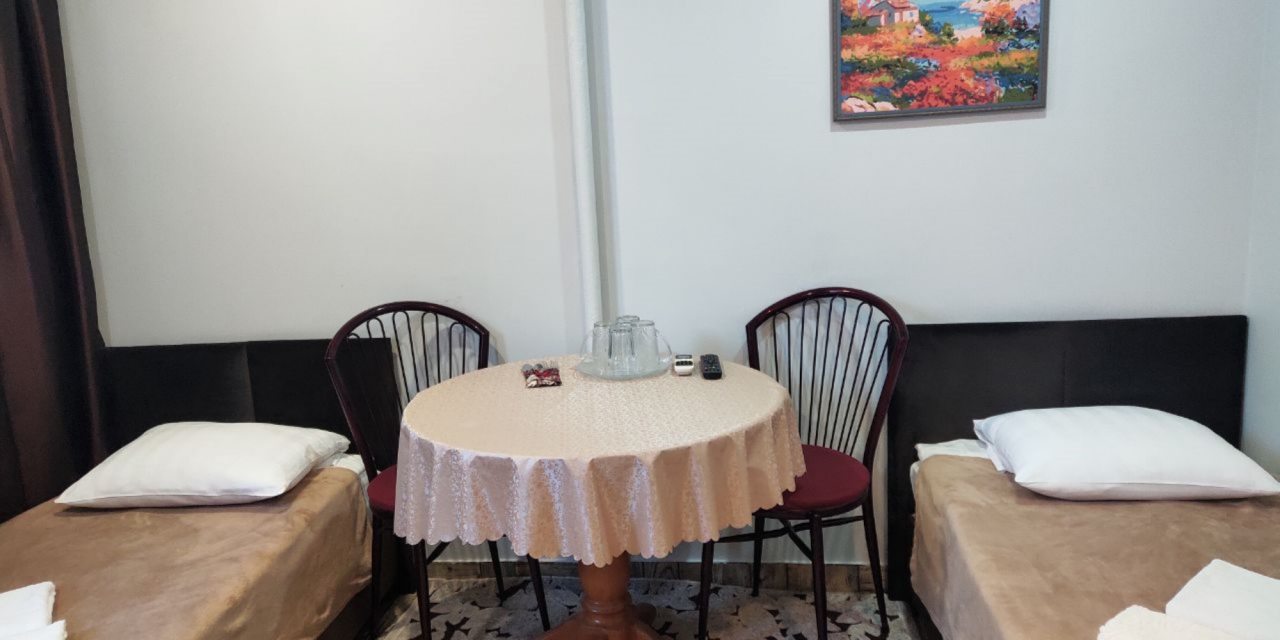 Двухместный (Номер с 2 отдельными кроватями и ванной комнатой), Отель Моё Море