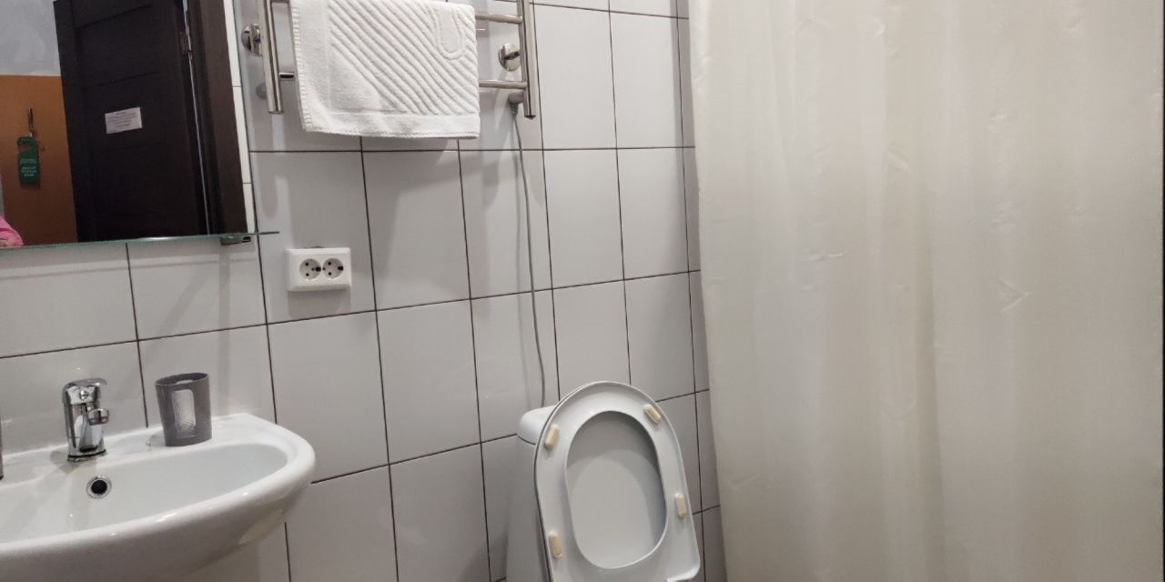 Двухместный (Номер с 2 отдельными кроватями и ванной комнатой), Отель Моё Море