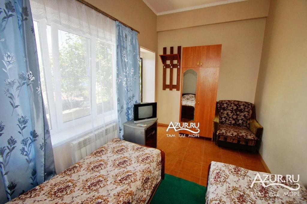 Двухместный (Бюджетный двухместный номер с 1 кроватью или 2 отдельными кроватями) гостевого дома Частный сектор Амалия, Лазаревское