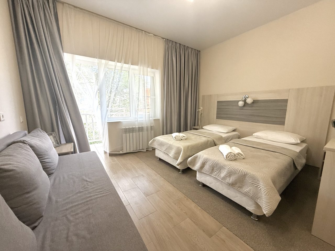 Четырехместный (Четырехместный комфорт без балкона), Гостевой дом Коралловый Риф