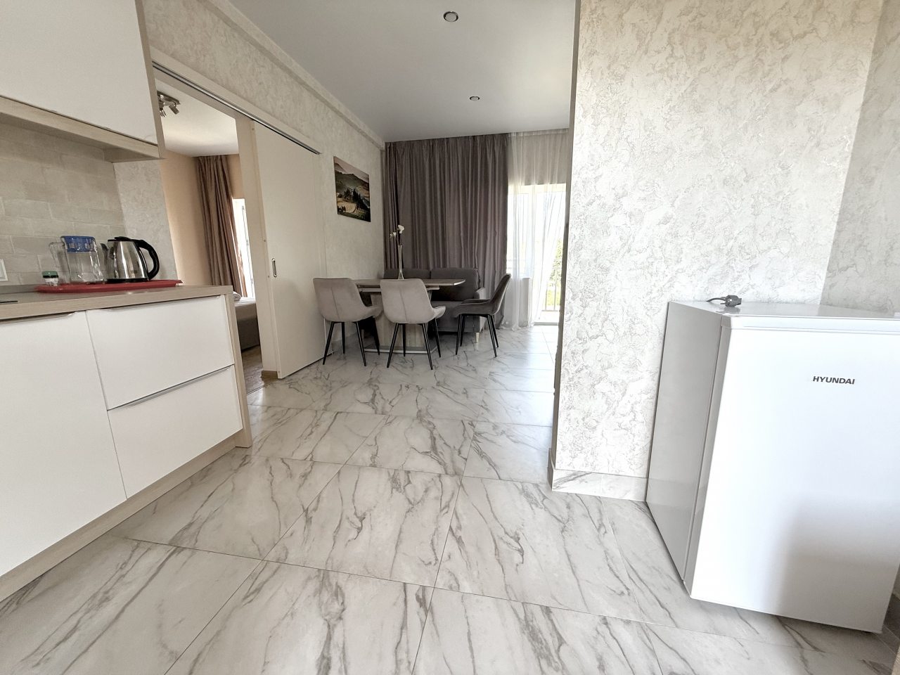 Апартаменты (Апартаменты с кухней и 2мя балконами), Гостевой дом Коралловый Риф