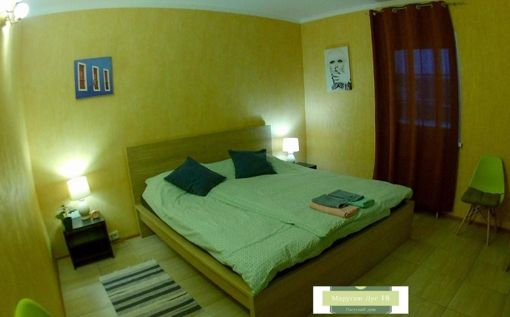 Двухместный (Двухместный номер с 1 кроватью и собственной ванной комнатой) гостевого дома Марусин луг 18, Зеленоград