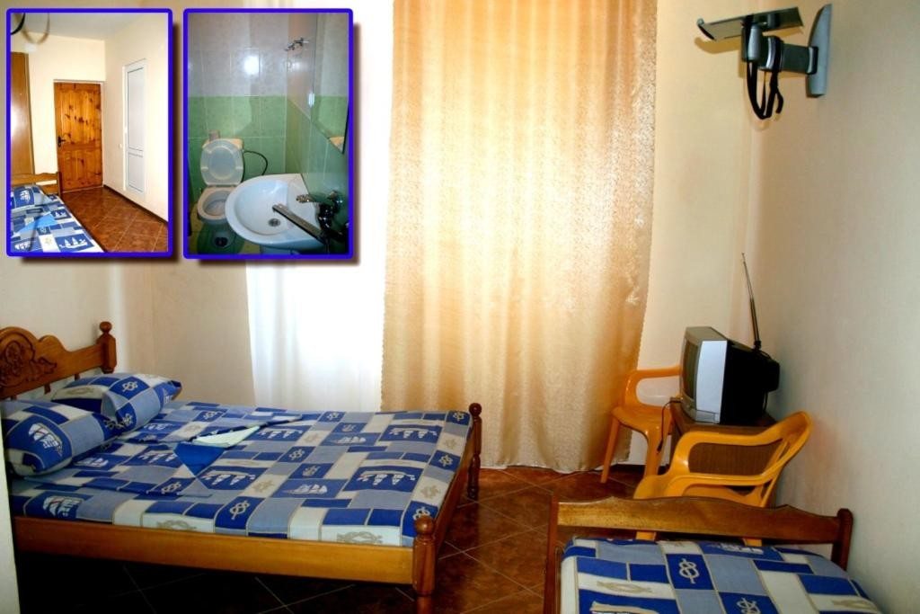 Двухместный (Двухместный номер Делюкс с 1 кроватью и душем) гостевого дома Панорама, Лазаревское