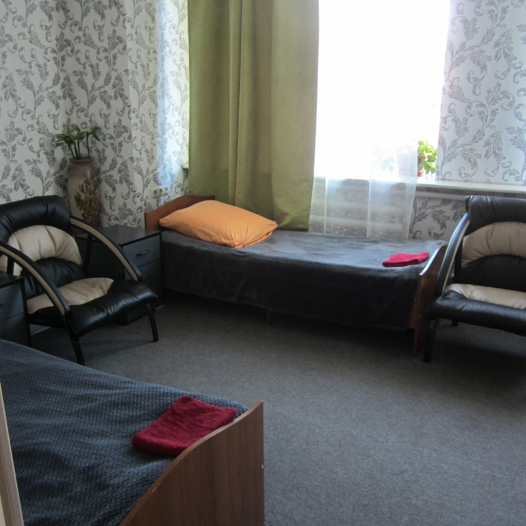 Двухместный (Двухместный с двумя раздельными кроватями) гостевого дома Виктория, Барнаул