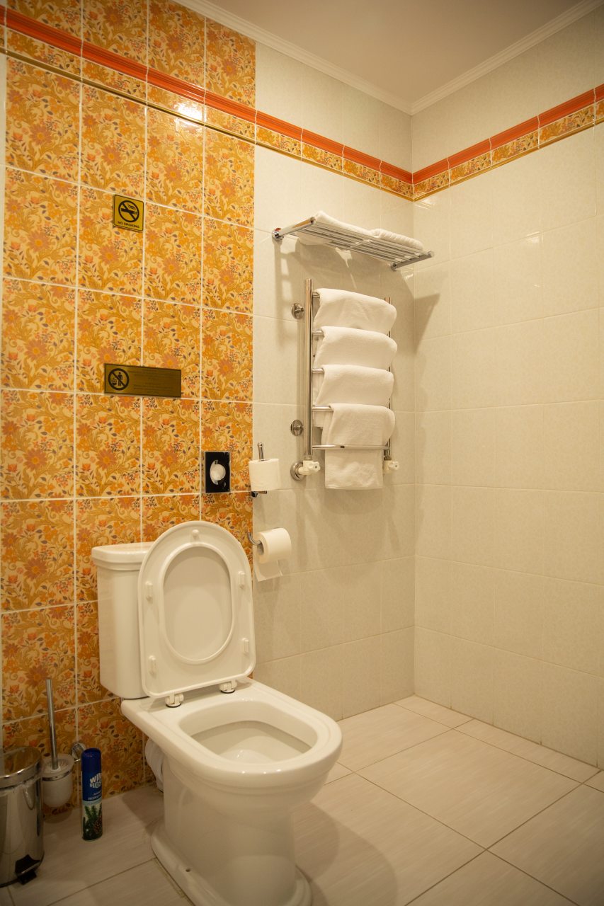 Люкс (Двухкомнатный люкс с 1 двуспальной и 1 односпальной кроватями + кресло-раскладушка), Отель Марко Поло