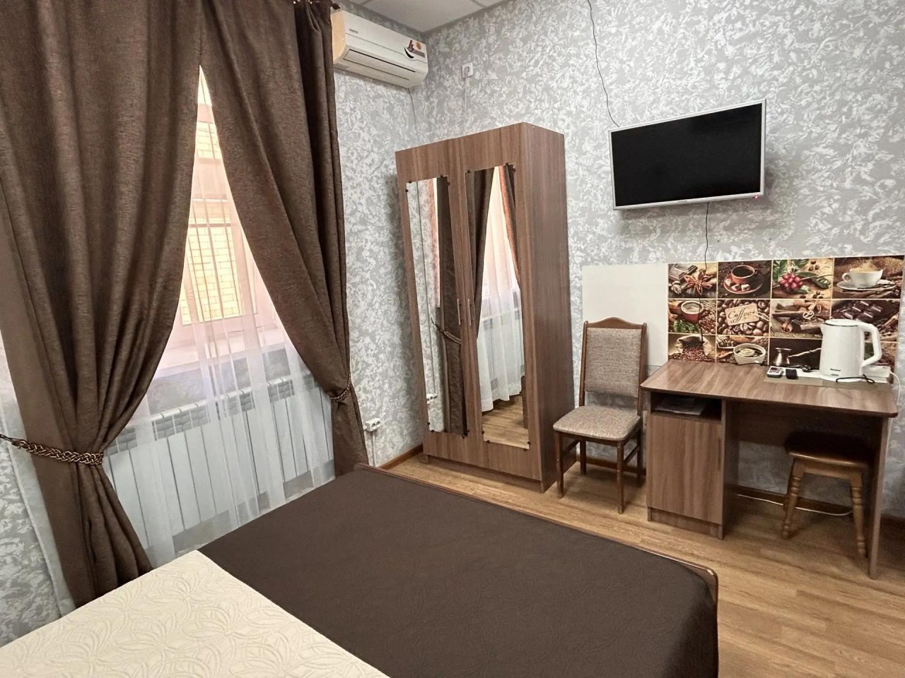 Двухместный (Номер с 1 кроватью), Гостиница Олимп