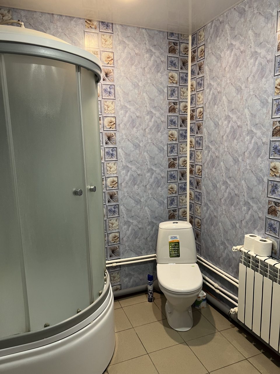 Двухместный (Двухместный номер с 2 отдельными кроватями и общей ванной комнатой), Гостевой дом Турист