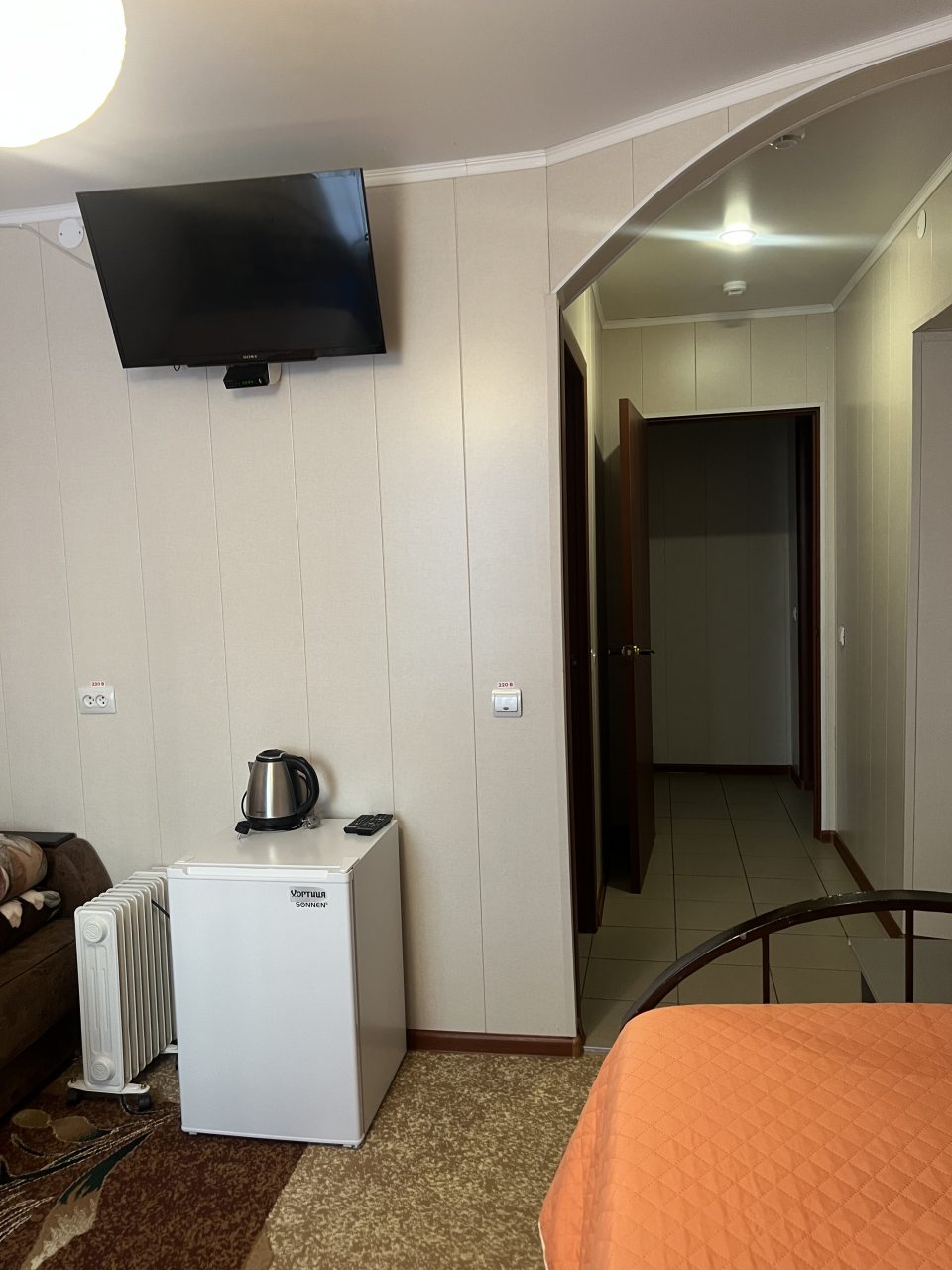 Двухместный (Двухместный номер с 2 отдельными кроватями и общей ванной комнатой), Гостевой дом Турист