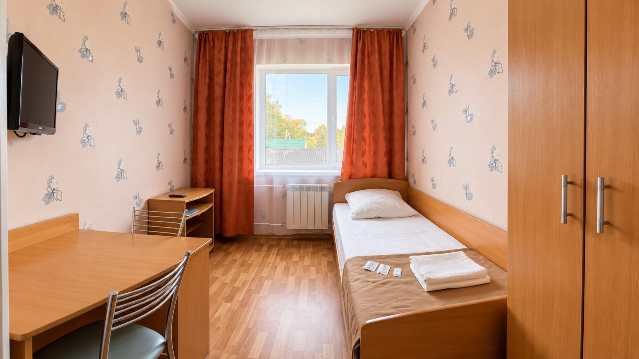 Одноместный (Эконом), Гостиница Городок