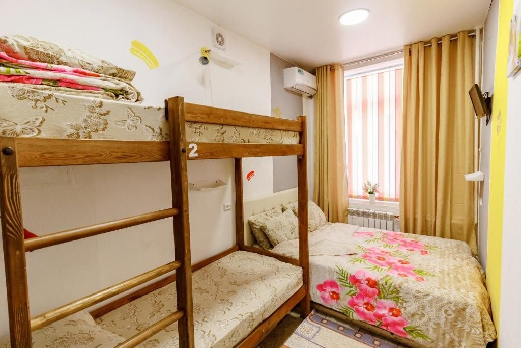 Двухместный (Двухместный номер с 1 кроватью или 2 отдельными кроватями) хостела Орешка, Комсомольск-на-Амуре