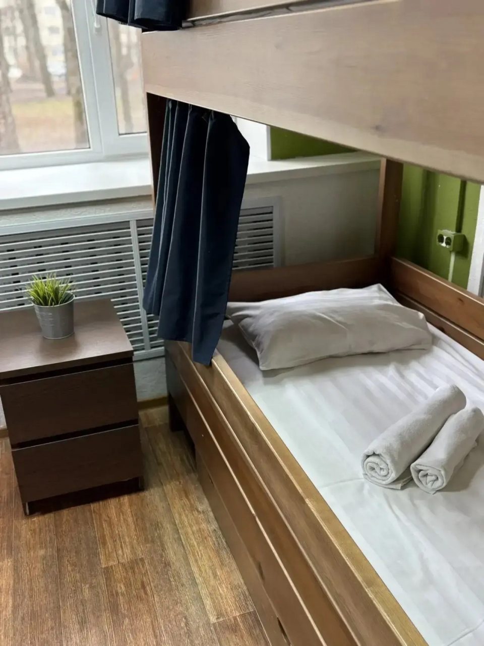 Шестиместный (Спальное место на двухъярусной кровати в общем номере), Sleep & Go Hostel