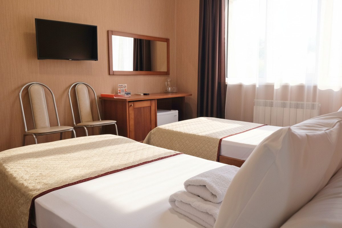 Двухместный (Стандарт с отдельными кроватями), Гостевой дом Утомленные солнцем