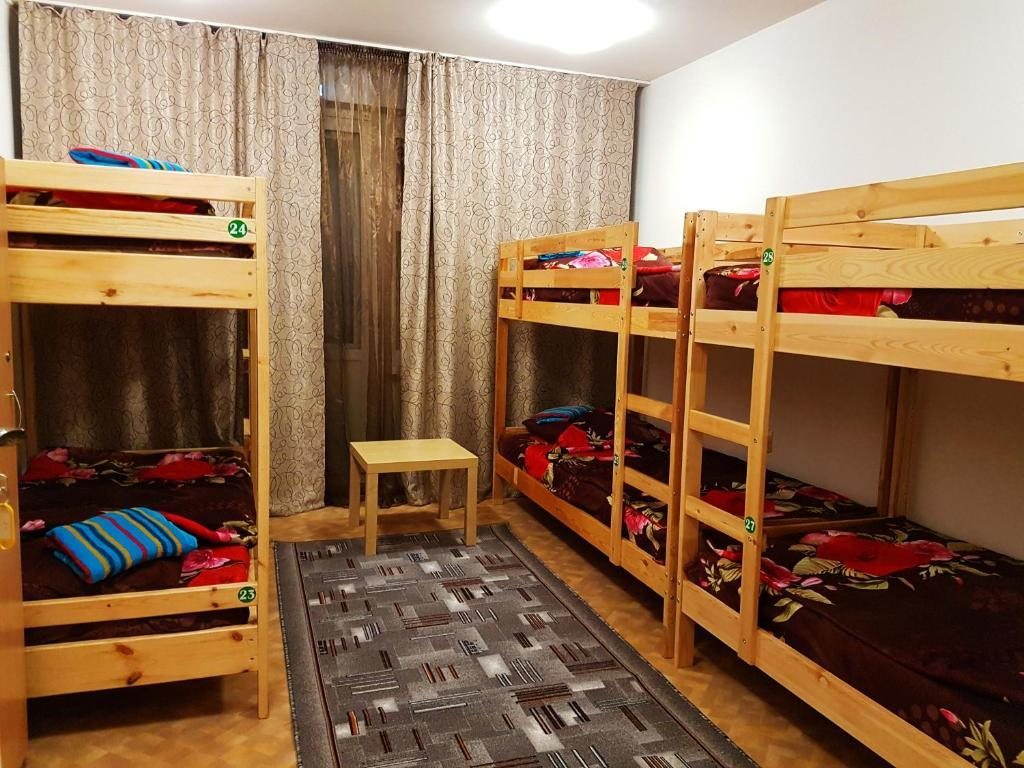 Номер (Спальное место на двухъярусной кровати в общем номере для мужчин) хостела Уют в Курске